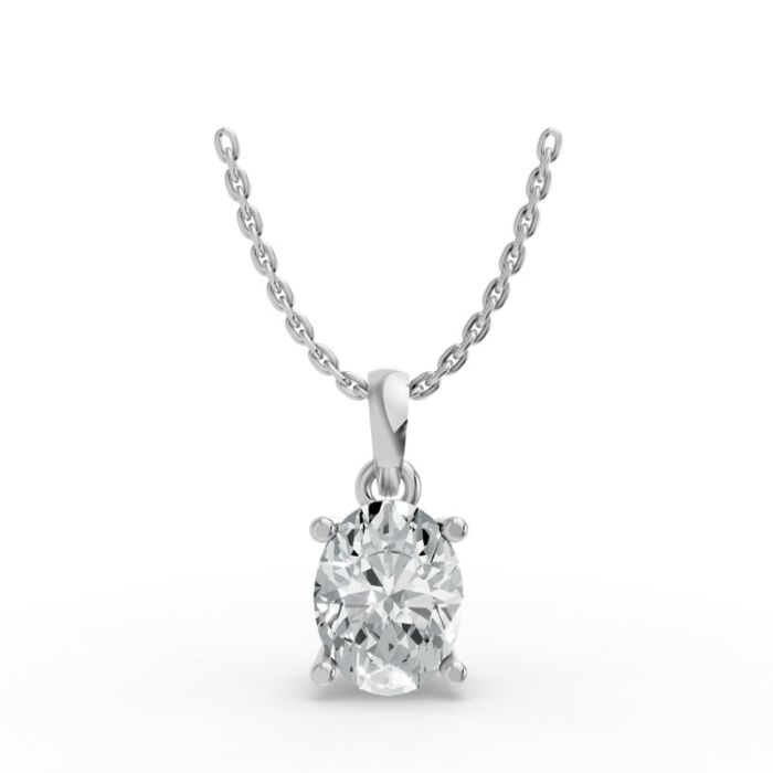 4 Prong Solitaire Pendant