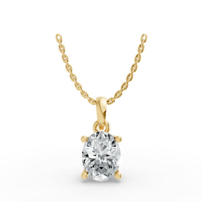4 Prong Solitaire Pendant