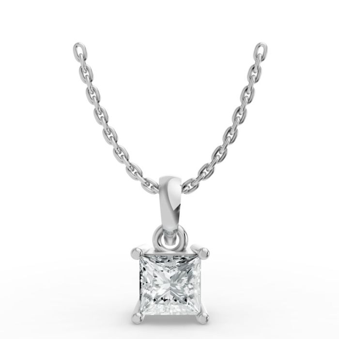 4 Prong Solitaire Pendant