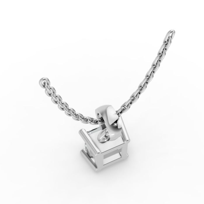 4 Prong Solitaire Pendant