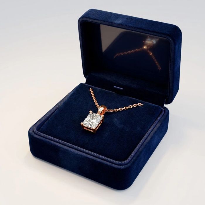 4 Prong Solitaire Pendant