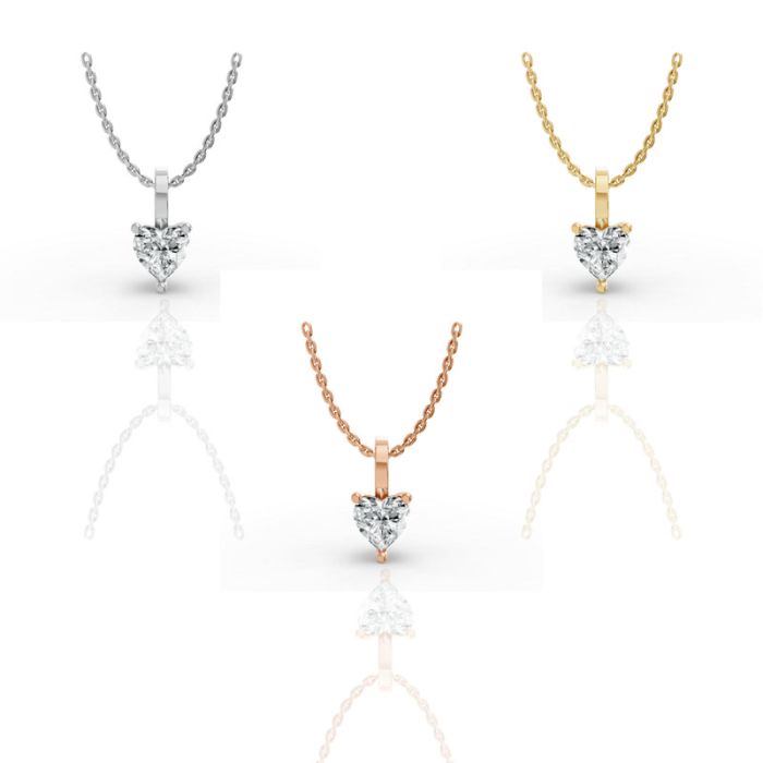 3 Prong Solitaire Pendant