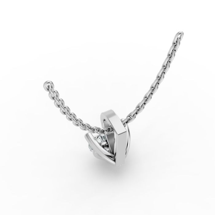 3 Prong Solitaire Pendant