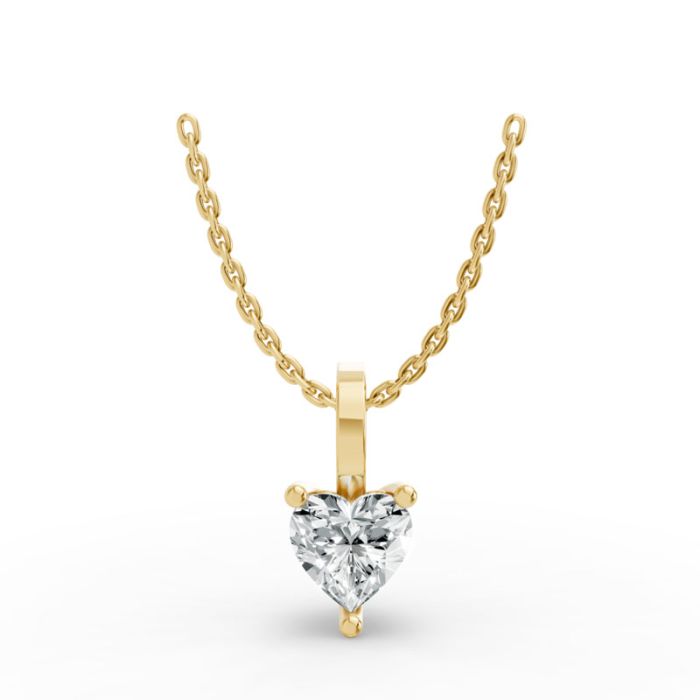 3 Prong Solitaire Pendant