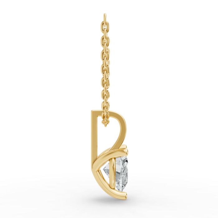 3 Prong Solitaire Pendant