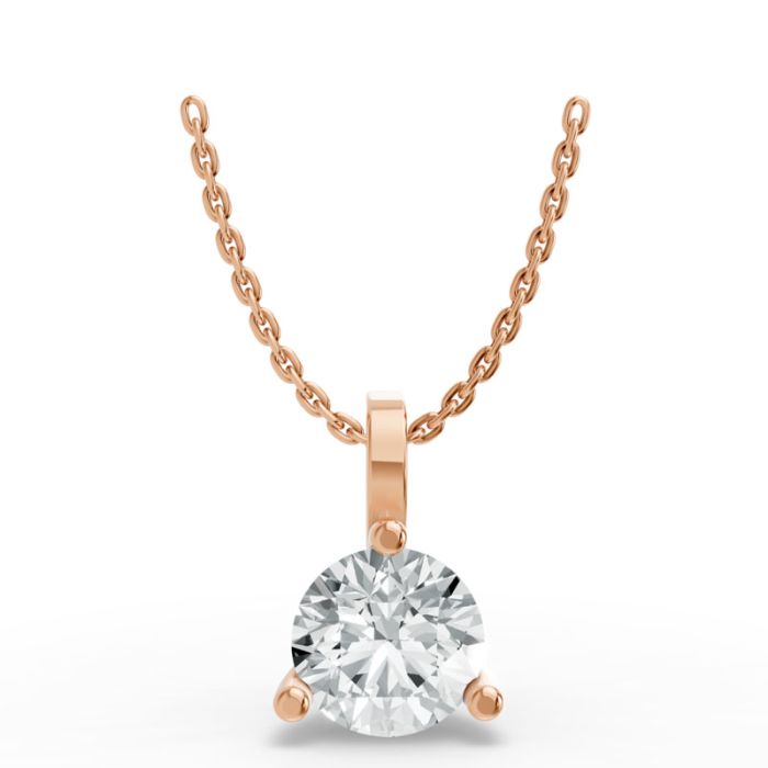 3 Prong Solitaire Pendant