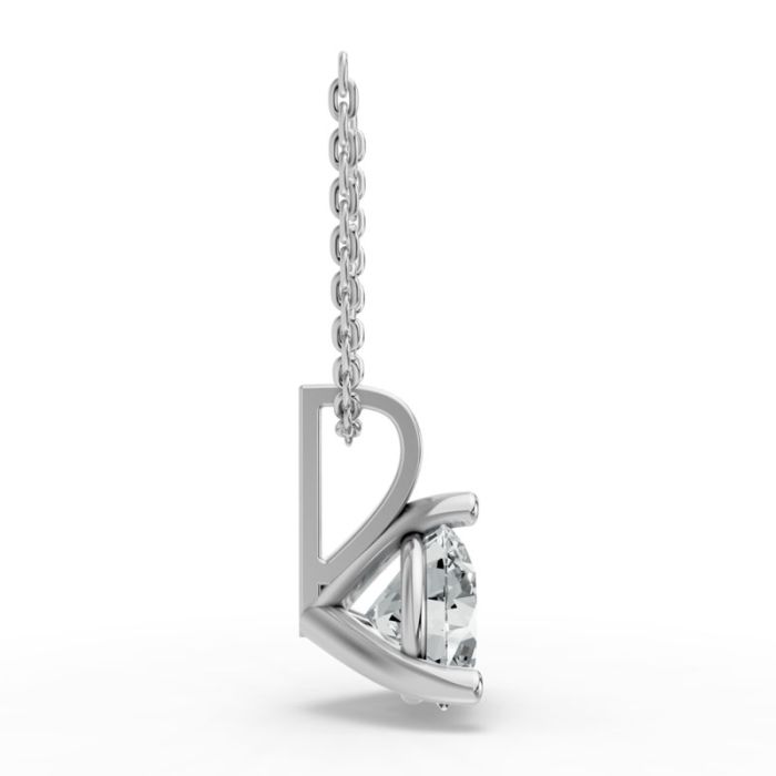3 Prong Solitaire Pendant
