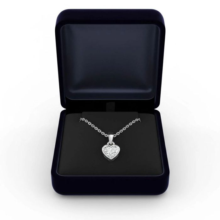 Bezel Set Solitaire Pendant