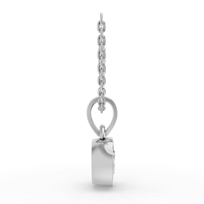 Bezel Set Solitaire Pendant