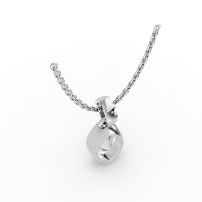 Bezel Set Solitaire Pendant