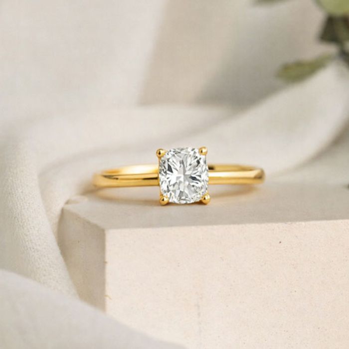 4 Prong Solitaire Ring