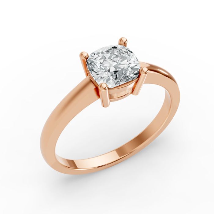 4 Prong Solitaire Ring