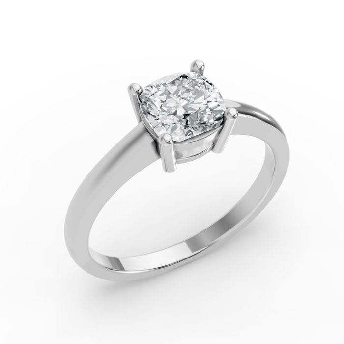 4 Prong Solitaire Ring