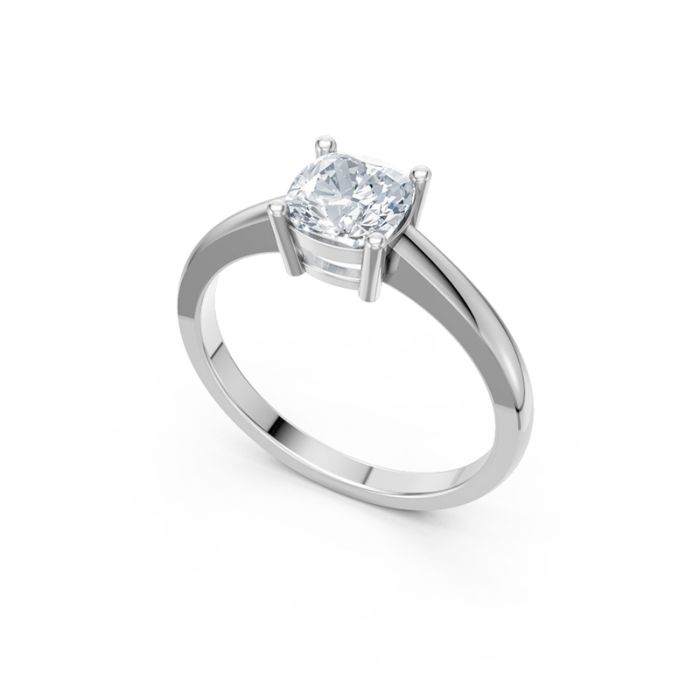4 Prong Solitaire Ring