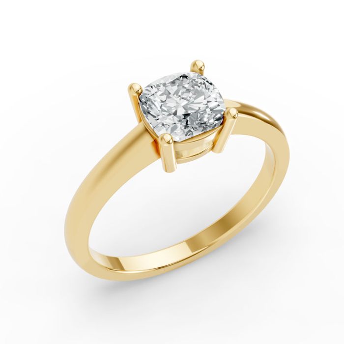 4 Prong Solitaire Ring