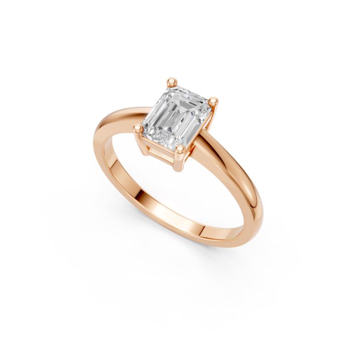 4 Prong Solitaire Ring