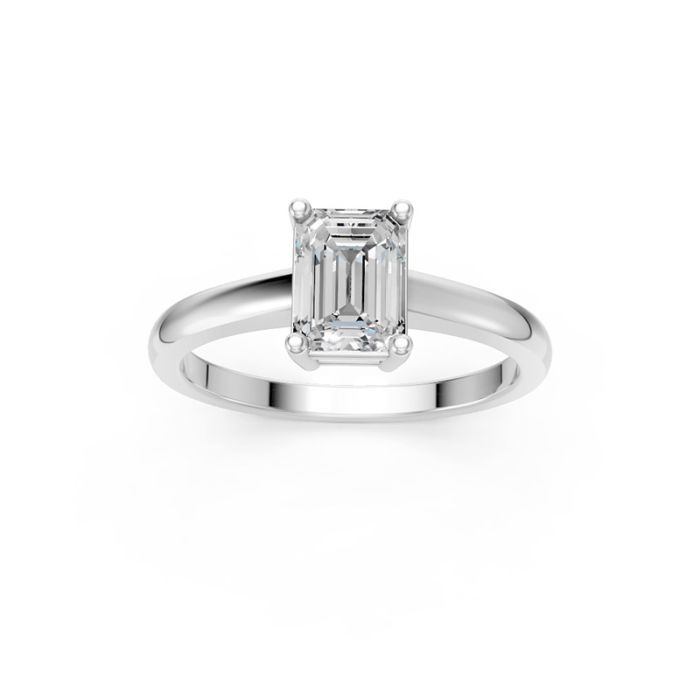 4 Prong Solitaire Ring