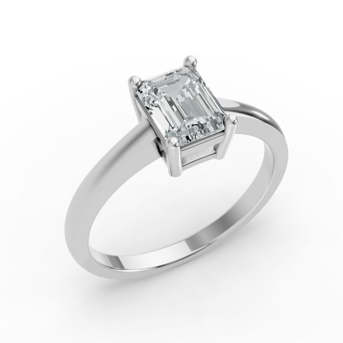 4 Prong Solitaire Ring