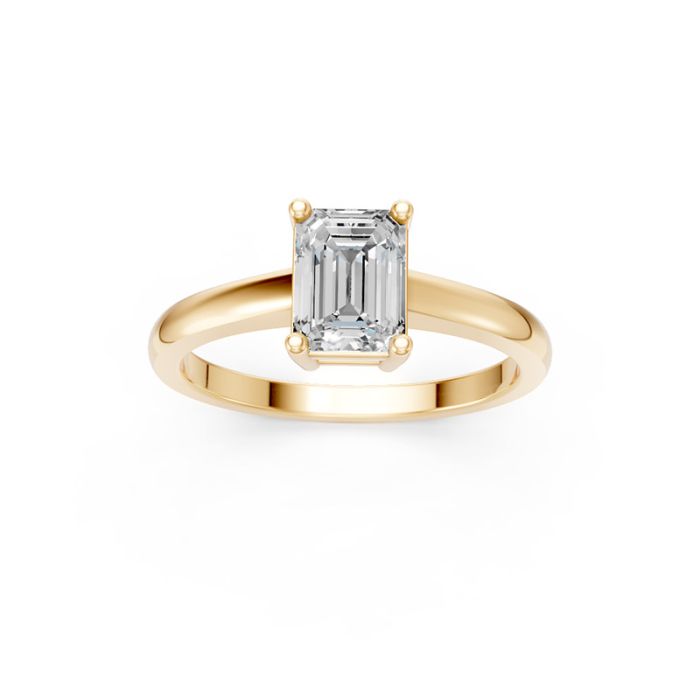 4 Prong Solitaire Ring
