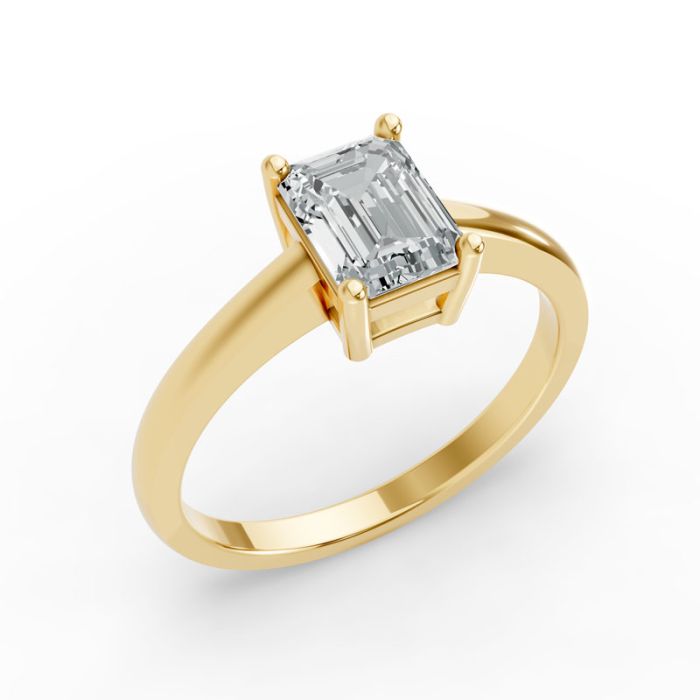 4 Prong Solitaire Ring