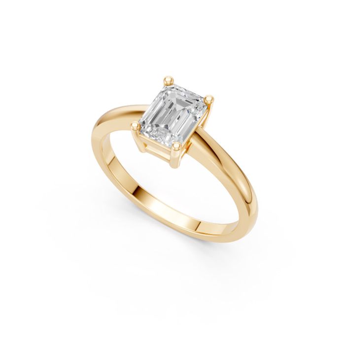 4 Prong Solitaire Ring