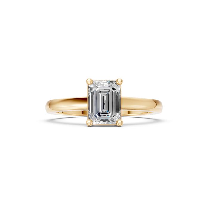 4 Prong Solitaire Ring