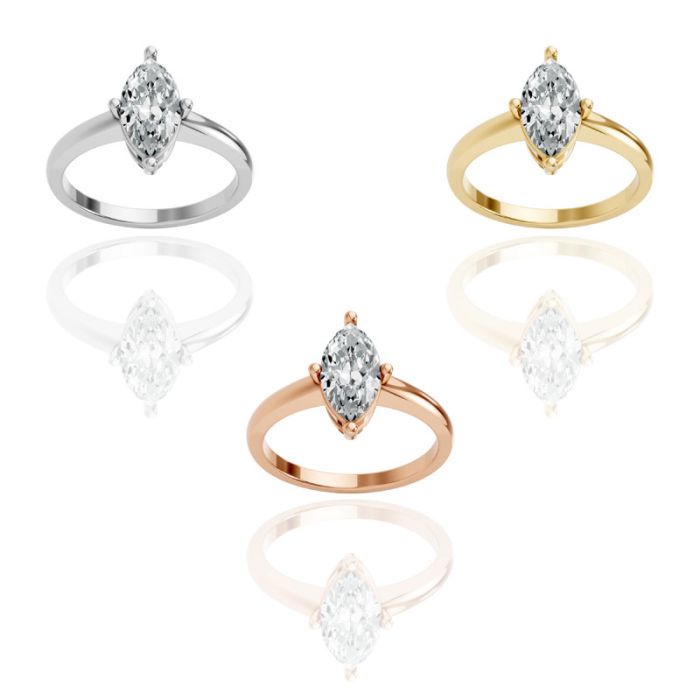 4 Prong Solitaire Ring