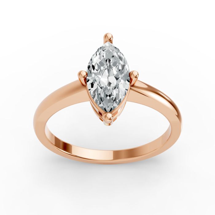 4 Prong Solitaire Ring