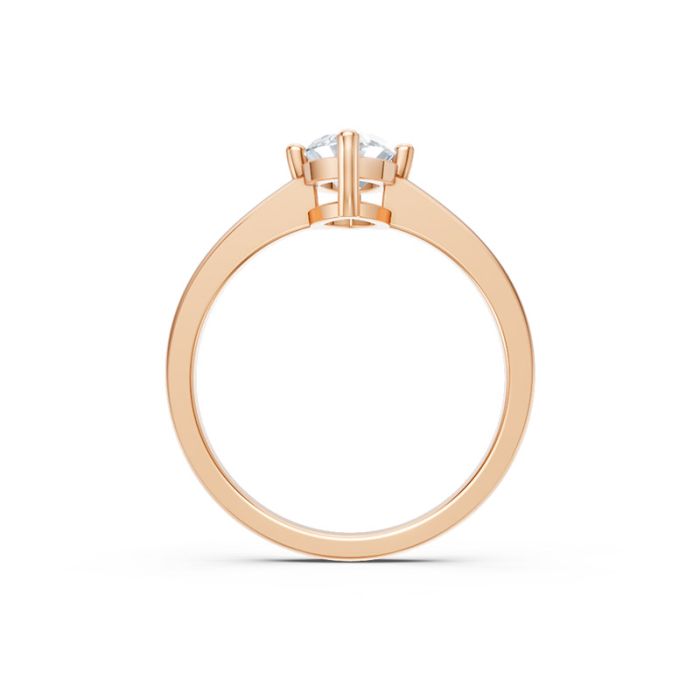 4 Prong Solitaire Ring