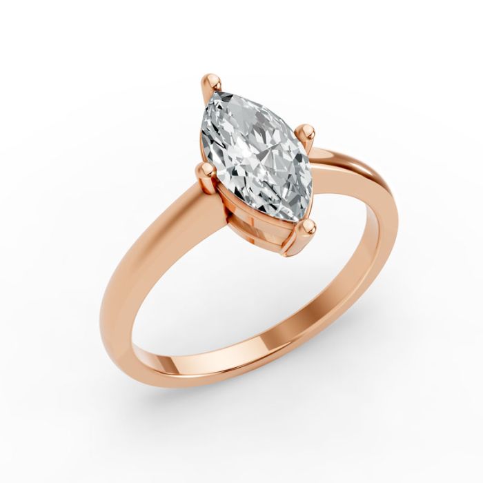 4 Prong Solitaire Ring