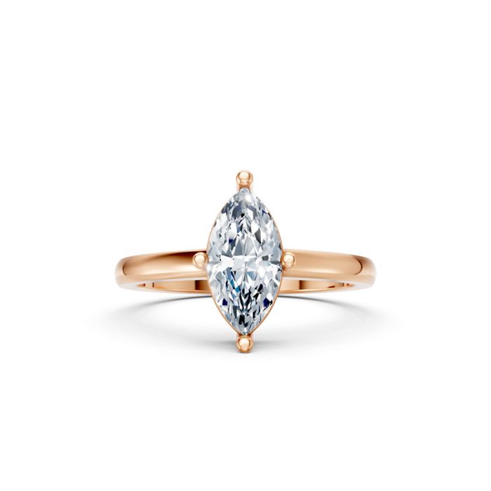 4 Prong Solitaire Ring