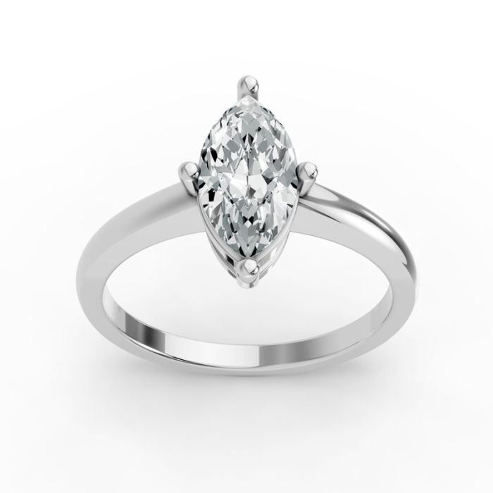 4 Prong Solitaire Ring