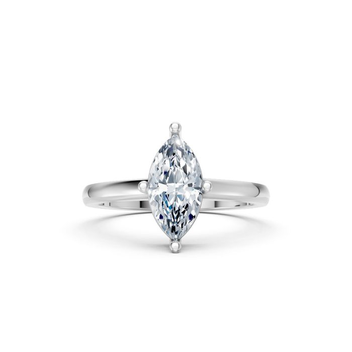 4 Prong Solitaire Ring