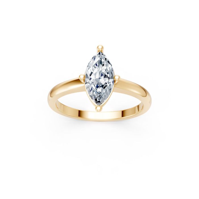 4 Prong Solitaire Ring