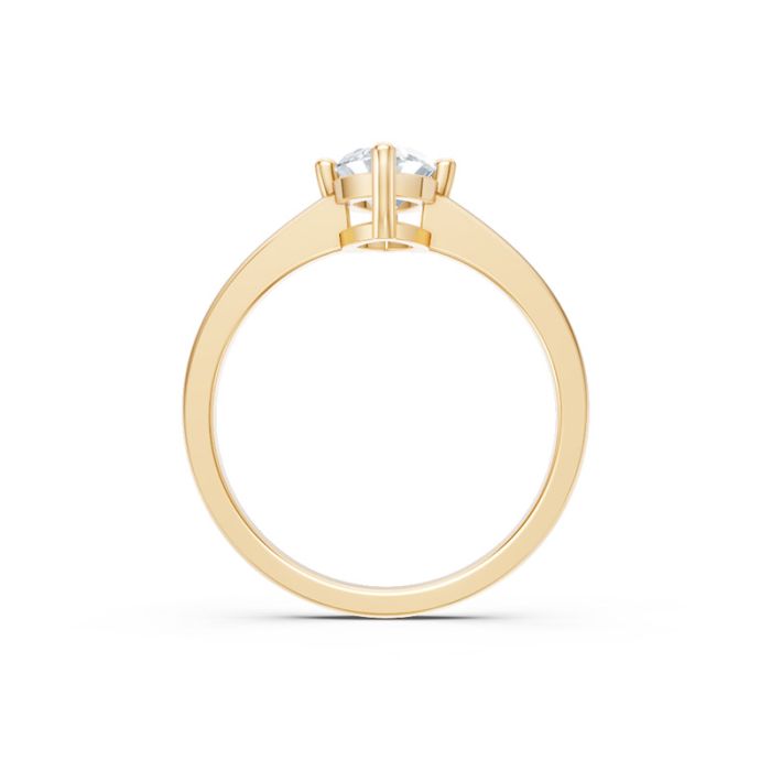 4 Prong Solitaire Ring