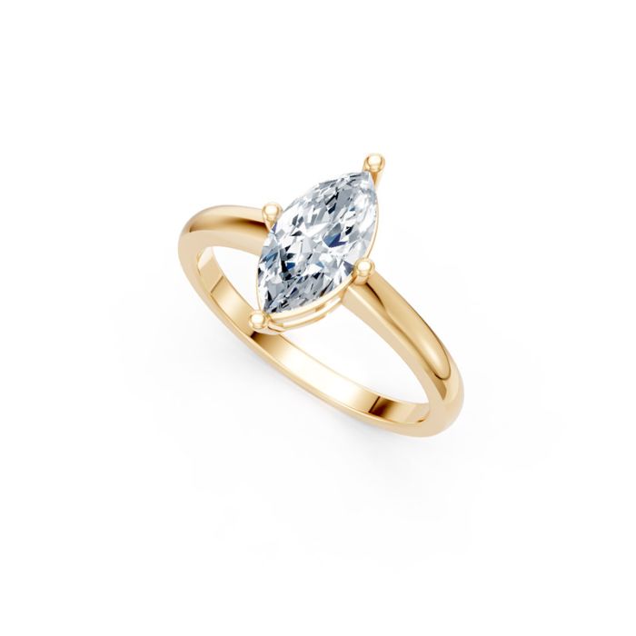 4 Prong Solitaire Ring