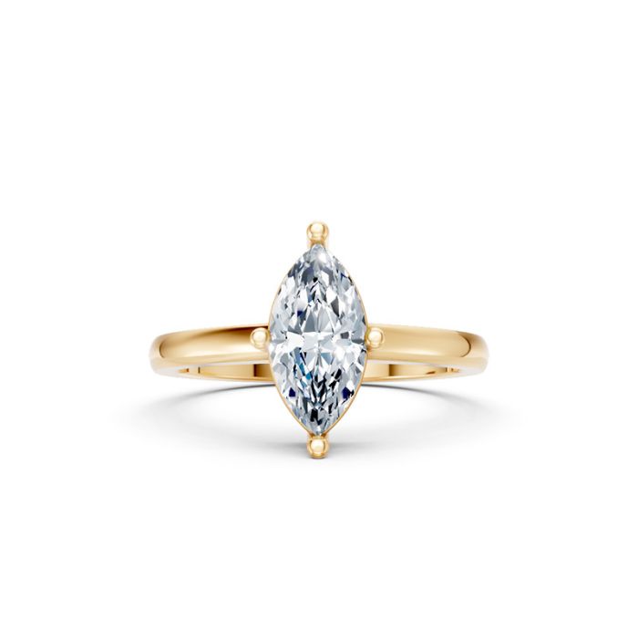 4 Prong Solitaire Ring