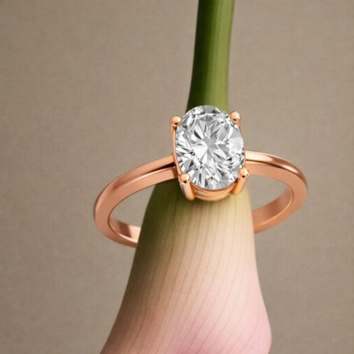 4 Prong Solitaire Ring