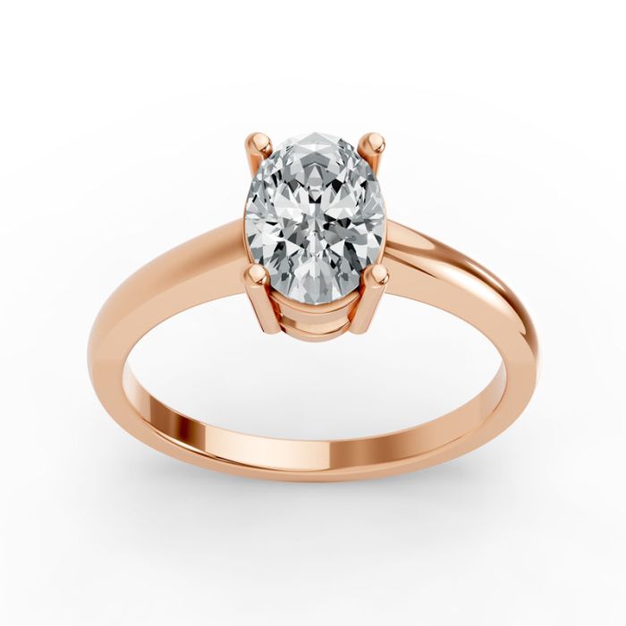 4 Prong Solitaire Ring