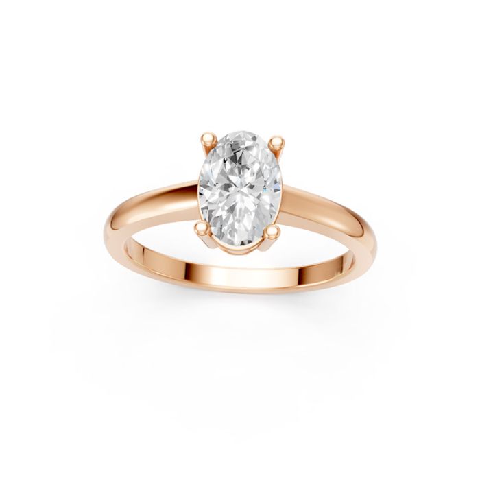 4 Prong Solitaire Ring