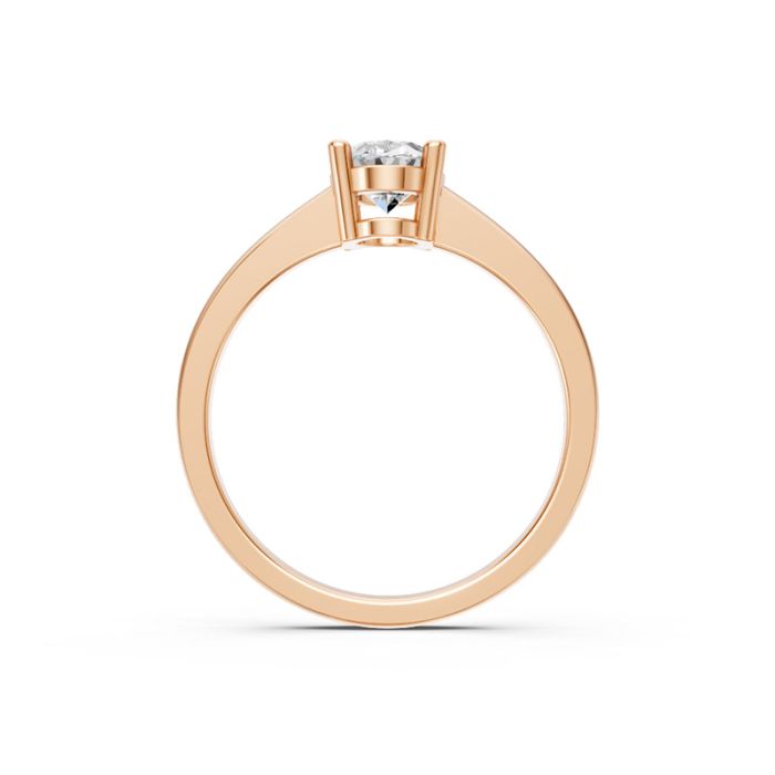 4 Prong Solitaire Ring