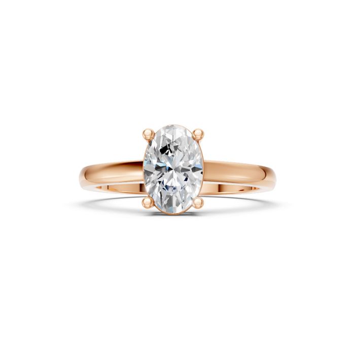 4 Prong Solitaire Ring