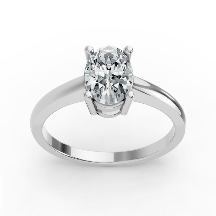 4 Prong Solitaire Ring