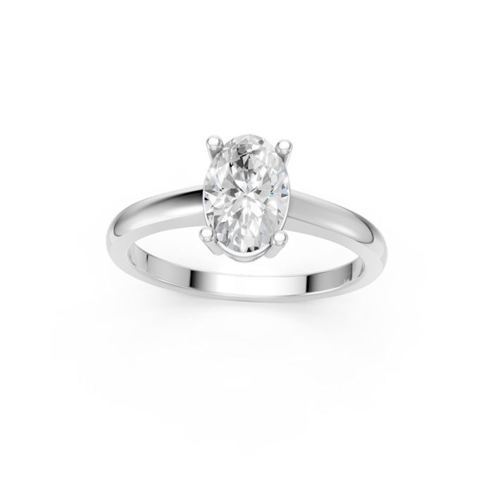 4 Prong Solitaire Ring