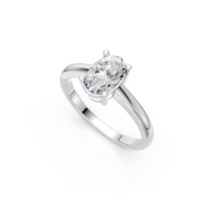 4 Prong Solitaire Ring