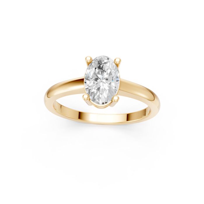 4 Prong Solitaire Ring