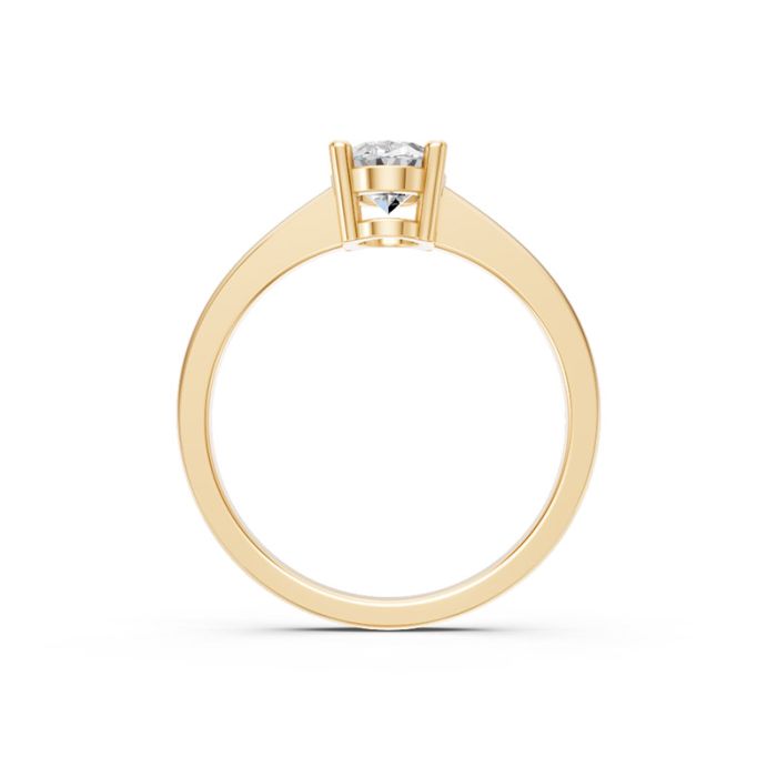 4 Prong Solitaire Ring