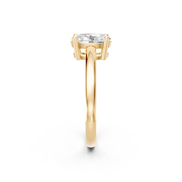 4 Prong Solitaire Ring