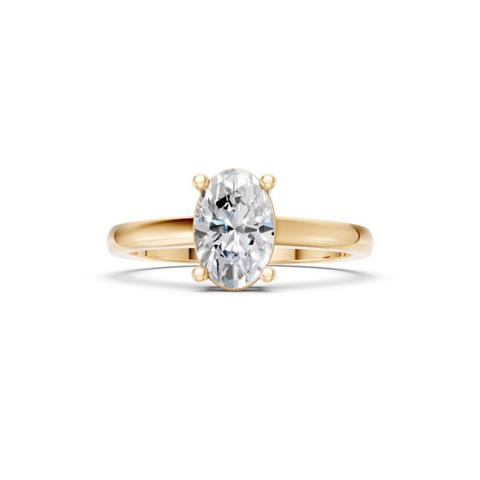4 Prong Solitaire Ring