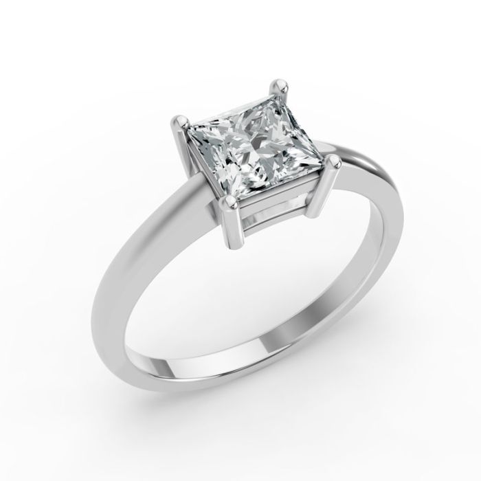 4 Prong Solitaire Ring